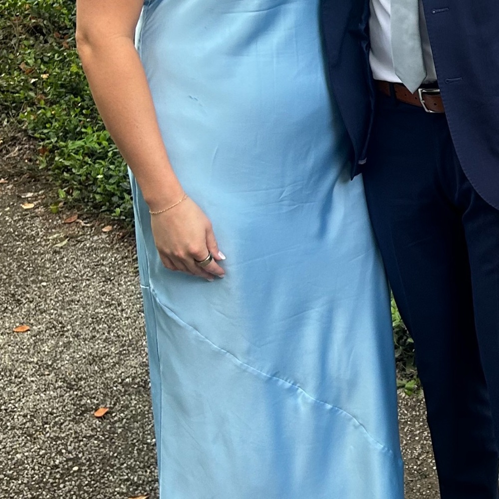 Show Me Your MuMu Baby Blue Halter Maxi Dress - Picture 5 of 8
